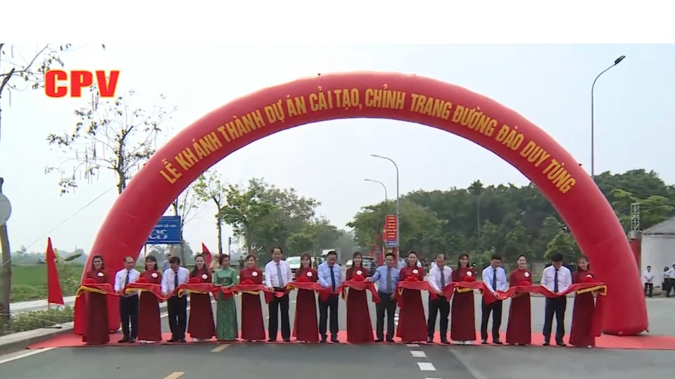 Khánh thành các công trình chào mừng 100 năm Ngày sinh đồng chí Đào Duy Tùng